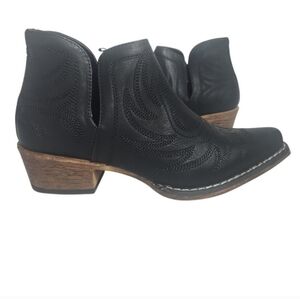 Roper Black Western Ankle Booties